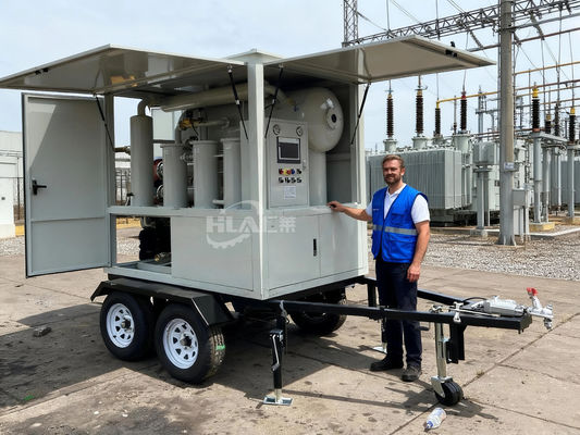 ≤0.4 Mpa Mobile Oil Purifier for Heavy Duty Temperature Range 20-80C Automatic Manual Operation Mode